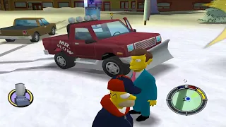 The Simpsons Hit & Run mod: Snowstorm Over Springfield