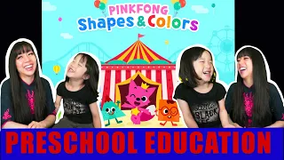 Learn Shapes & Colors with Ella and Mommy | Pinkfong | Fun learning videos for kids