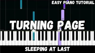 Sleeping at Last - Turning Page (Easy Piano Tutorial)