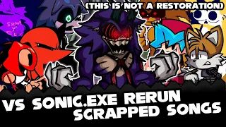 FNF | RERUN Scrapped/Unreleased Songs Sonic.exe RERUN | Mods/Hard/Gameplay |