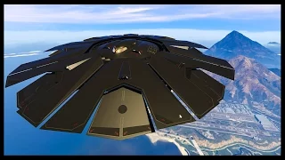 FLYING THE UFO! (GTA 5 Mods Showcase)