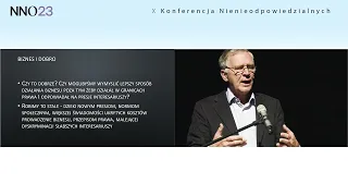 X Konferencja Nienieodpowiedzialnych | Wystąpienie prof. Krzysztofa Obłoja | NNO23