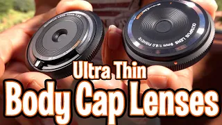 Amazing Body Cap Lenses 9mm 15mm Olympus, Lumix 14mm f2.5 ASPH II