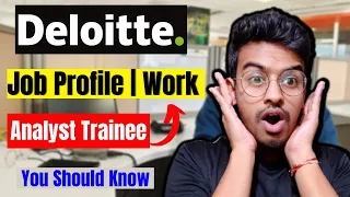 Deloitte Analyst Trainee Work |Fresher | Job Role | Technologies | Work of Analyst in Deloitte |2023