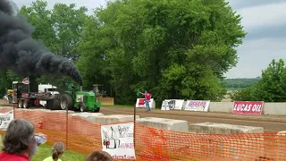 BUCK SKIN DEERE pulling in leaf river il