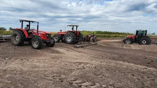 finalizando mais um talhão! 4 tratores trabalhando juntos 292 /4275/6713!!🌾 🚜💪