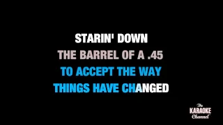 45 in the Style of "Shinedown" karaoke video with lyrics (no lead vocal)