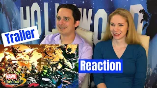 Marvel vs Capcom 3 All Cinematic Trailers Reaction