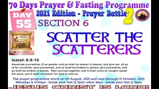 Day 55 MFM 70 Days Prayer & Fasting Programme 2021.Prayers from Dr DK Olukoya, General Overseer, MFM