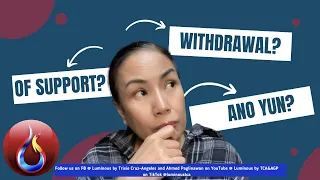 What is a withdrawal of support?