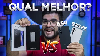 EITA! Galaxy S23 FE é igual Galaxy A54? Tem muita diferença ou vale pagar menos? Comparativo!