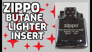 Zippo Butane Lighter Insert Unboxing and Review