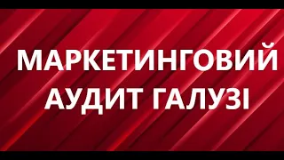 Лекція "Маркетинговий аудит галузі" | Економічний факультет | МіБА | ПДТУ