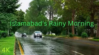 Islamabad's Rainy Charm / Islamabad's Morning Street View/Walk Tour