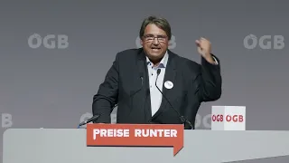 "Preise runter!"-Konferenz: Josef Muchitsch, Vorsitzender Gewerkschaft Bau-Holz