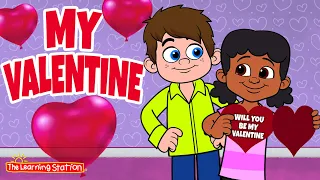 My Valentine ♫ Valentine Song ♫ 9 Little Hearts ♫ Valentine Song For Kids ♫  by The Learning Station