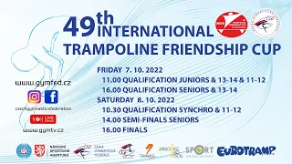 TRAMPOLINE FRIENDSHIP CUP 2022 - Boys 15-16 - QUALIFICATION