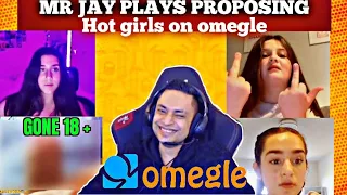 Mrjay plays proposing hot girls on omegleone 18 + | trolling cute girls|K MEHAR GAMING||