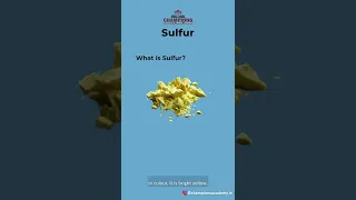 Sulfur- Sulphur: types and uses