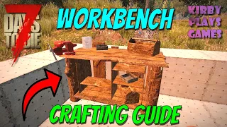 How to Craft a Workbench in 7 Day to Die! (Alpha 19)