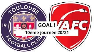 Toulouse - Valenciennes [(2)-0] GOAL 23' (Amine Adli) 10ème journée 2020/21