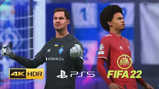 FIFA 22 PS5 - DYNAMO KYIV (KIEV) VS BAYERN MÜNCHEN - 4K 60FPS HDR Next-Gen Gameplay