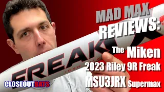 Miken MSU3JRX Josh Riley 9R Freak Supermax Slowpitch Bat USSSA (2023)