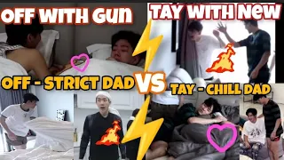 [Engsub] Off and Tay with their Baes Vs kids 😂 #offgun #taynew [Taynew Vs Offgun]