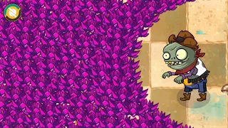 20 Plant Max Level Power Up Vs Cowboy Imp Zombie 20000 Hp !! Who Will Win?