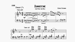 Summertime for Piano Str-8 Swing