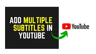 How to Add Multiple Subtitles to a YouTube Video in the YouTube Studio