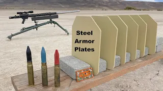 Can steel Armor plates stop a 20mm round?