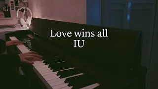 IU ‘Love wins all” | piano cover | Roxanne’s music