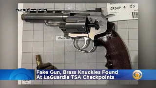 Fake Gun, Brass Knuckles Found At TSA Checkpoints At LaGuardia Airport