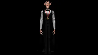 Dracula Cartoon Character - Turntable