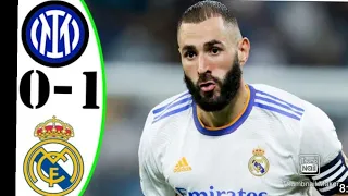 Real Madrid vs. Inter milan 1-0 Extended highlights All Goals 2021HD