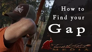 Gap Shooting with Traditional Archery - How-to find your Gap.