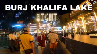 Downtown Dubai Night Virtual Walking Tour I Burj Khalifa Lake and Dubai Fountain Show 10.15.2020