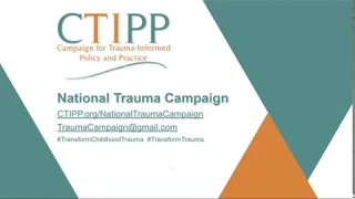 BSB TN Webinar: Campaign for Trauma-Informed Policy and Practice