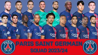 PARIS SAINT-GERMAIN Squad Season 2023/24 | PSG | FootWorld