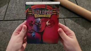 Killer Klowns From Outer Space 4K Limited Edition Steelbook + Poster UNBOXING @ShoutStudios