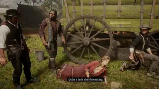 John And Charles React to Dutch Flirting with Marybeth - Red Dead Redemption 2