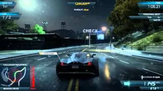 NFS Most Wanted 2012: Gold Medal "Red Shift" Circuit Race w/ Stock Marussia B2 (NFS001)