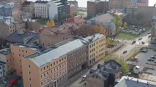 Riga, Latvia. Great view from the top of the Latvian Academy of Sciences Building