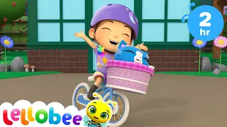 You Can Ride A Bike | Rishi & Ella's Preschool Playhouse - Lellobee Kids Karaoke