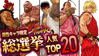 【最新版】ストリートファイター男性人気ランキングTOP20