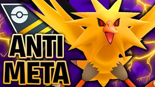 META BREAKER! *SHADOW* ZAPDOS DELETES ANNIHILAPE AND WATER TYPES - ULTRA LEAGUE | GO BATTLE LEAGUE