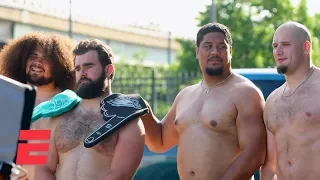 Eagles offensive line in the Body Issue: Behind the scenes | Body Issue 2019