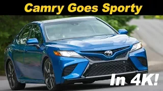 2018 Toyota Camry V6 Review and Road Test In 4K