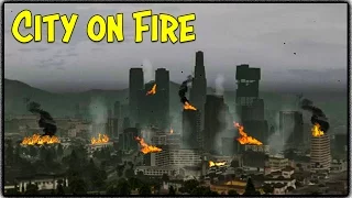 GTA 5 Zombie Apocalypse Ep. 6 - THE CITY ON FIRE!